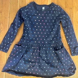 Tea Collection Long Sleeve Pocket Dress, 4T